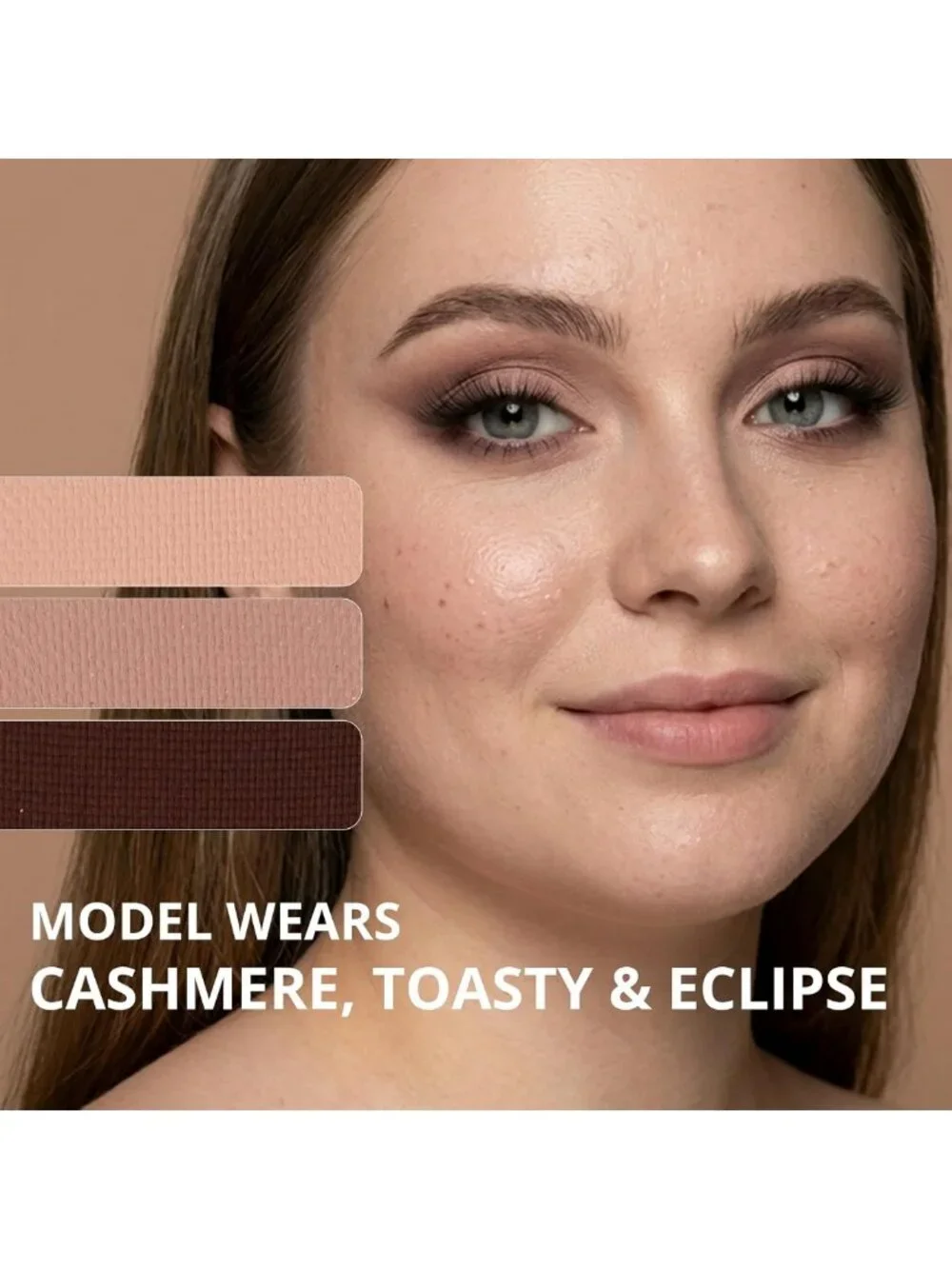 Nude Eyeshadow Palette - 12 Neutral Shimmer & Matte Vegan Shades for All Skin